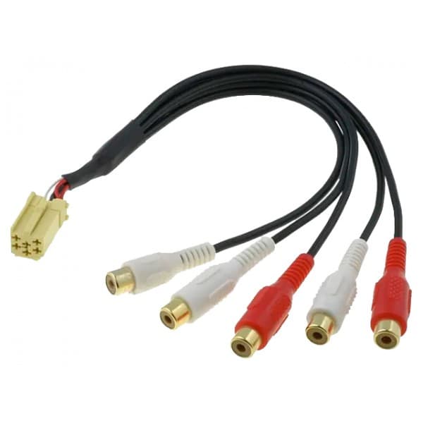 Адаптер лінійних виходів Mini ISO-RCA ACV 1441-03 — фото 2 з 2
