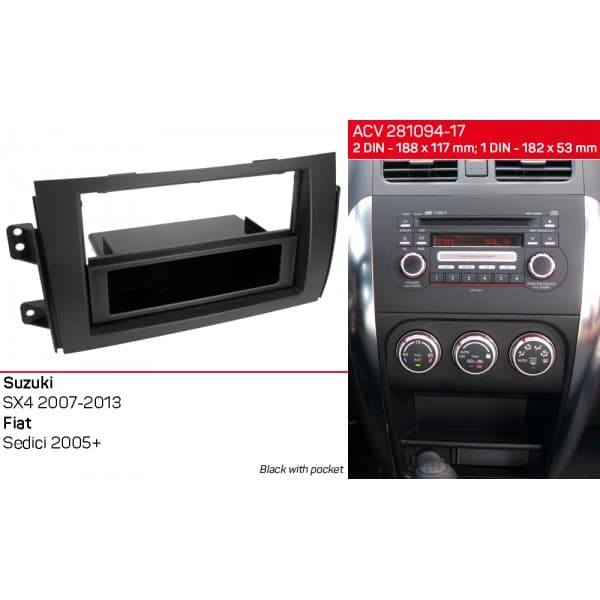 Перехідна рамка Suzuki SX4 ACV 281094-17 — фото 5 з 5