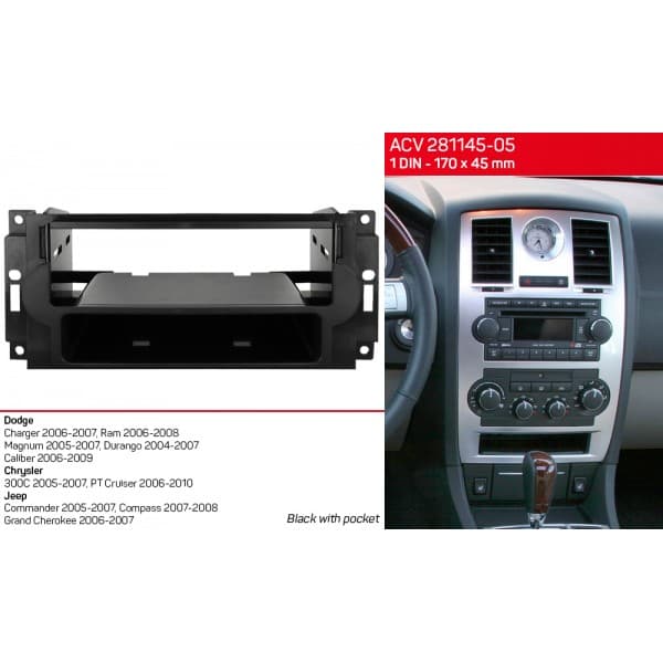 Перехідна рамка Dodge RAM, Durango ACV 281145-05 — фото 6 з 6