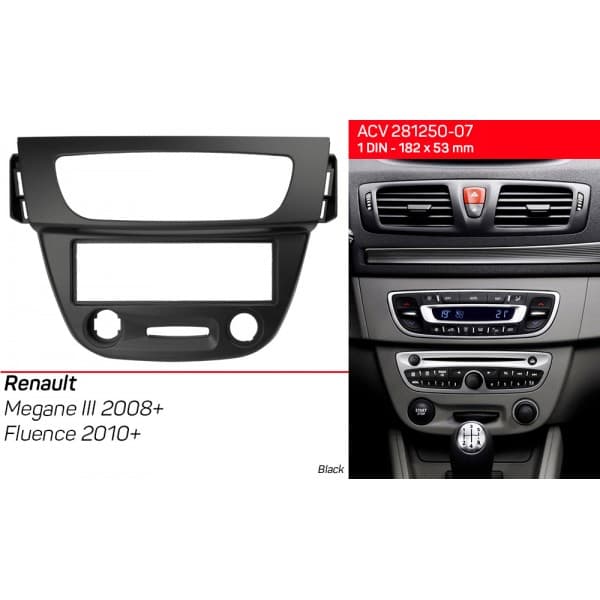Перехідна рамка Renault Megane, Fluence ACV 281250-07 — фото 5 з 5