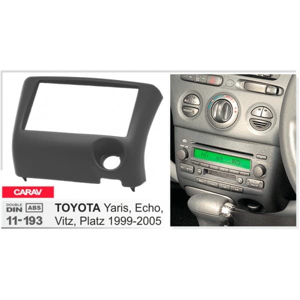 Перехідна рамка Toyota Yaris Carav 11-193 — фото 4 з 4