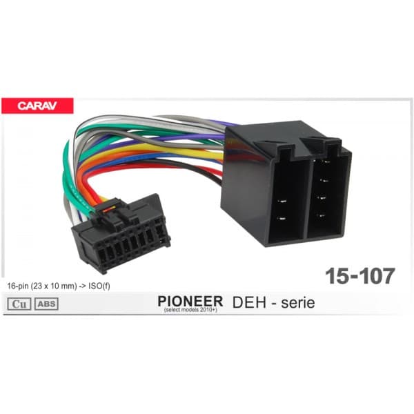Роз'єм для магнітоли Pioneer Carav 15-107 — фото 3 з 3