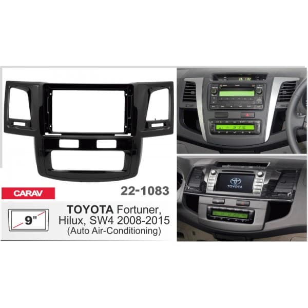 Перехідна рамка Toyota Hilux, Fortuner Carav 22-1083 — фото 5 з 5