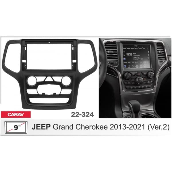 Перехідна рамка Jeep Grand Cherokee Carav 22-324 — фото 5 з 5