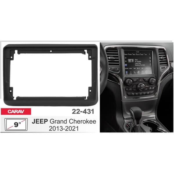 Перехідна рамка Jeep Grand Cherokee Carav 22-431 — фото 5 з 5