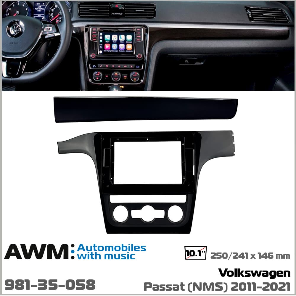 Перехідна рамка Volkswagen Passat (NMS) AWM 981-35-058 — фото 8 з 8