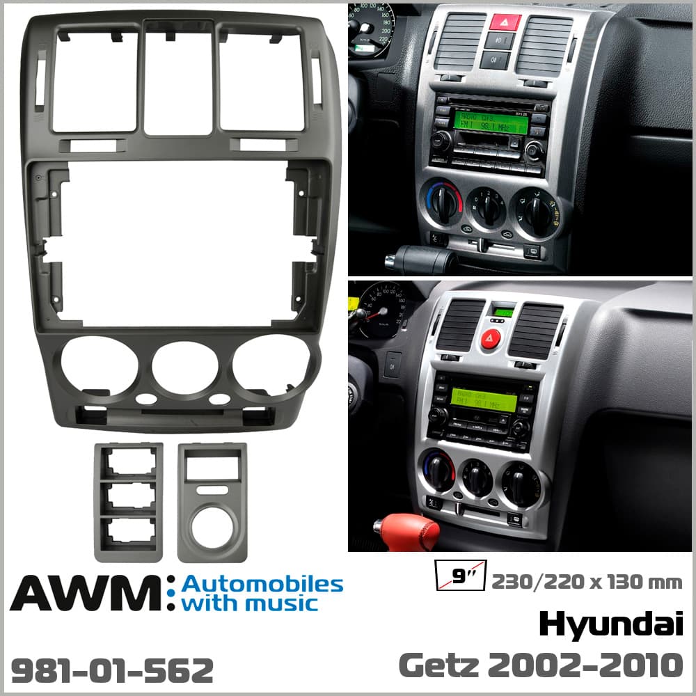 Перехідна рамка Hyundai Getz AWM 981-01-562 — фото 8 з 8