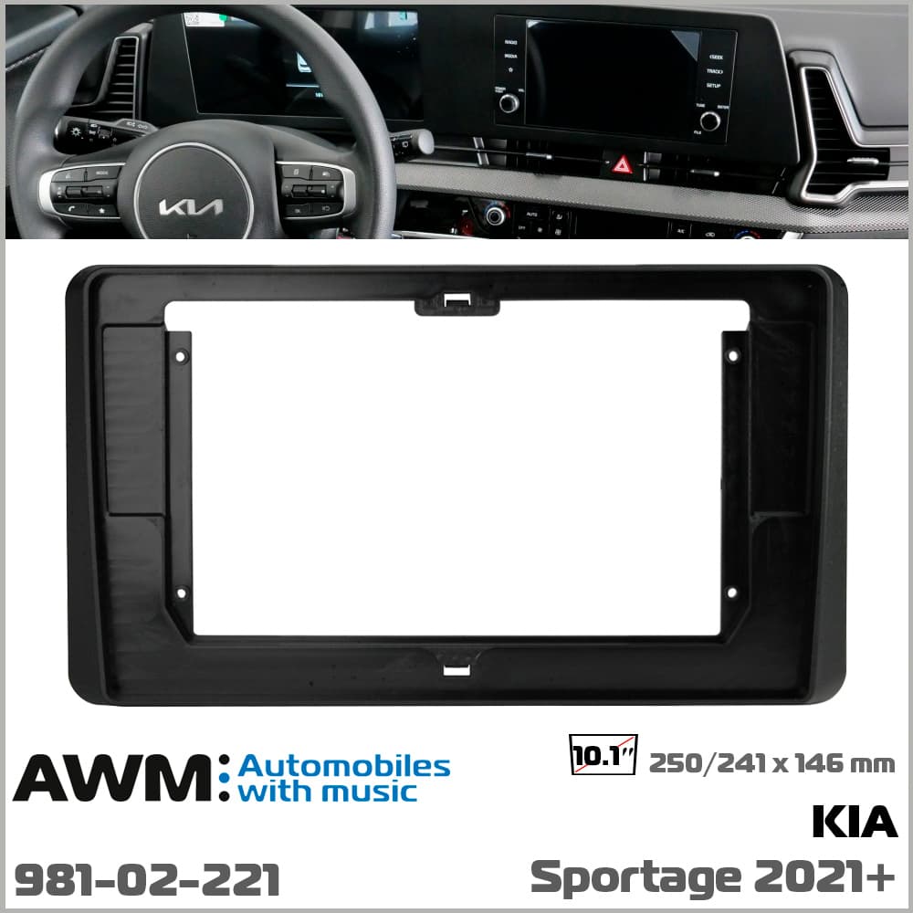 Перехідна рамка KIA Sportage AWM 981-02-221 — фото 5 з 5