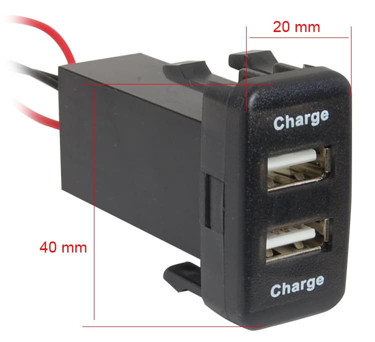 USB роз'єм Toyota, Lexus Carav 17-203 — фото 2 з 4