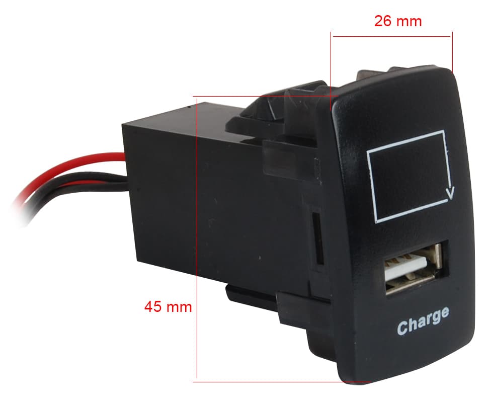 USB роз'єм Honda, Acura Carav 17-305 — фото 2 з 4