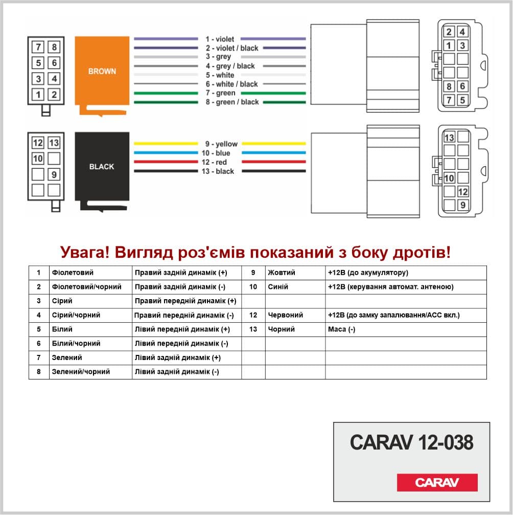 Перехідник ISO Volvo Carav 12-038 — фото 4 з 4