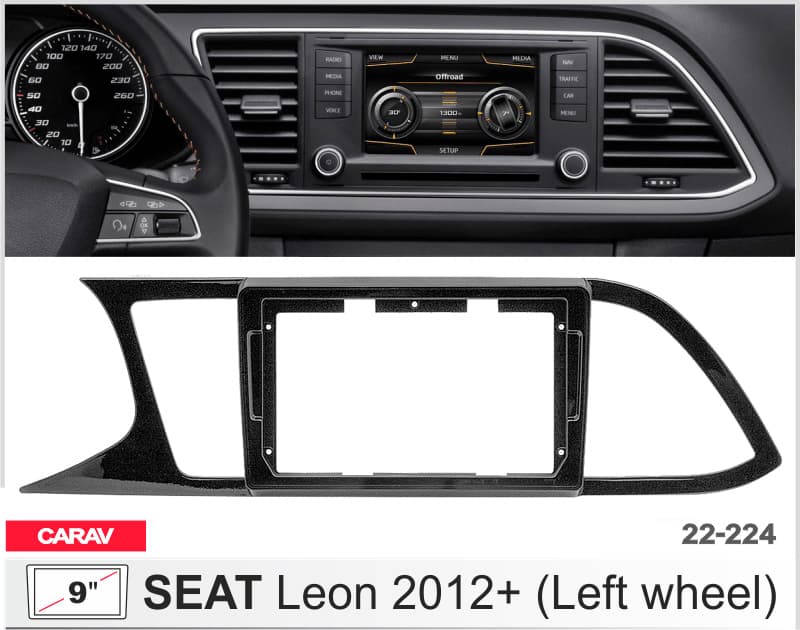 Перехідна рамка Seat Leon Carav 22-224 — фото 5 з 5