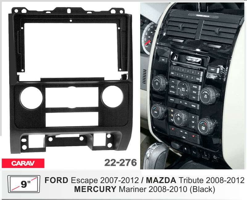 Перехідна рамка Ford Escape, Mazda Tribute Carav 22-276 — фото 5 з 5