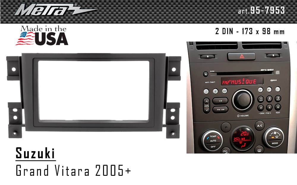 Перехідна рамка Suzuki Grand Vitara Metra 95-7953 — фото 8 з 8