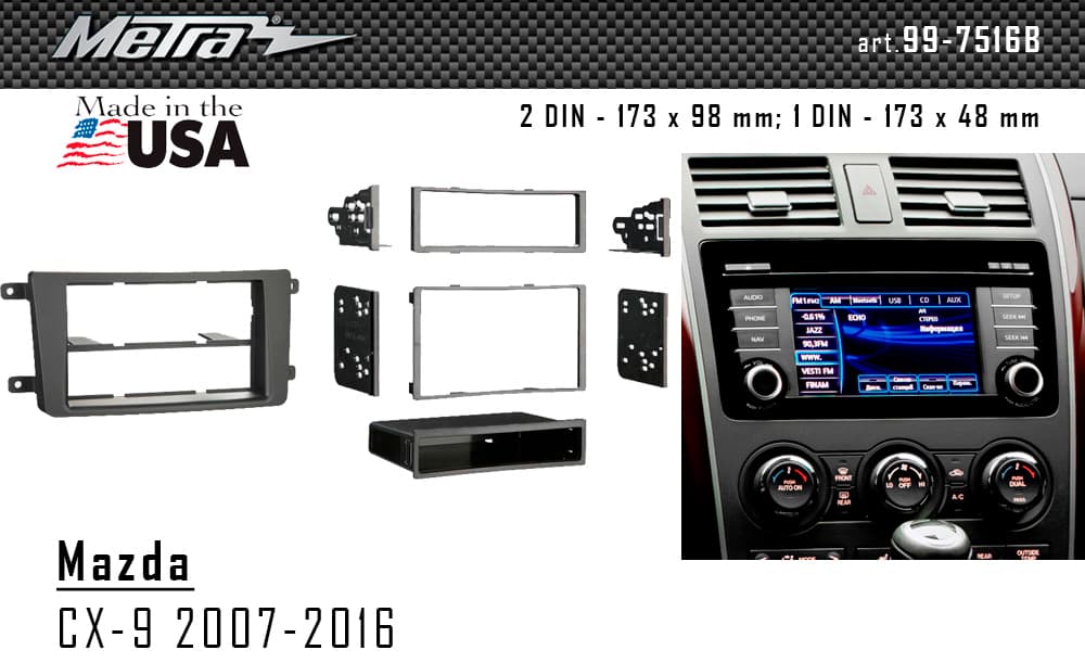 Перехідна рамка Mazda CX-9 Metra 99-7516B — фото 7 з 9