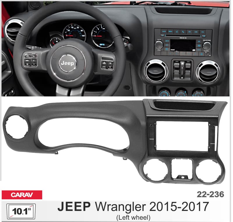 Перехідна рамка Jeep Wrangler Carav 22-236 — фото 7 з 7