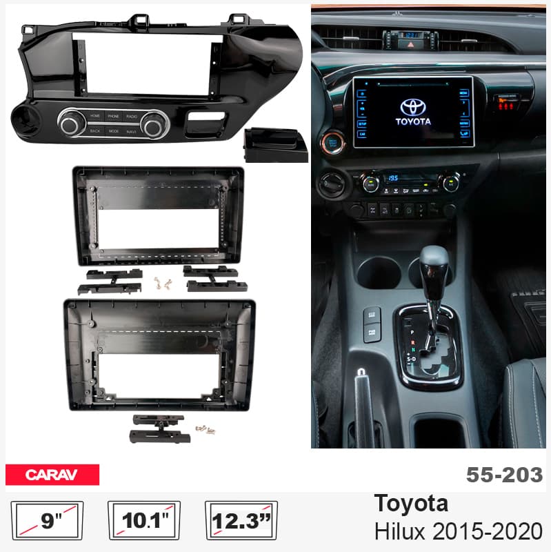 Перехідна рамка Toyota Hilux Carav 55-203 — фото 9 з 9
