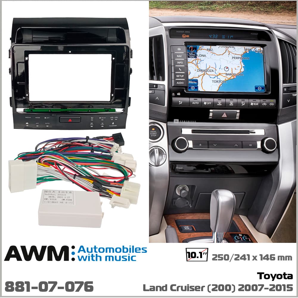 Перехідна рамка Toyota Land Cruiser 200 AWM 881-07-076 — фото 8 з 8