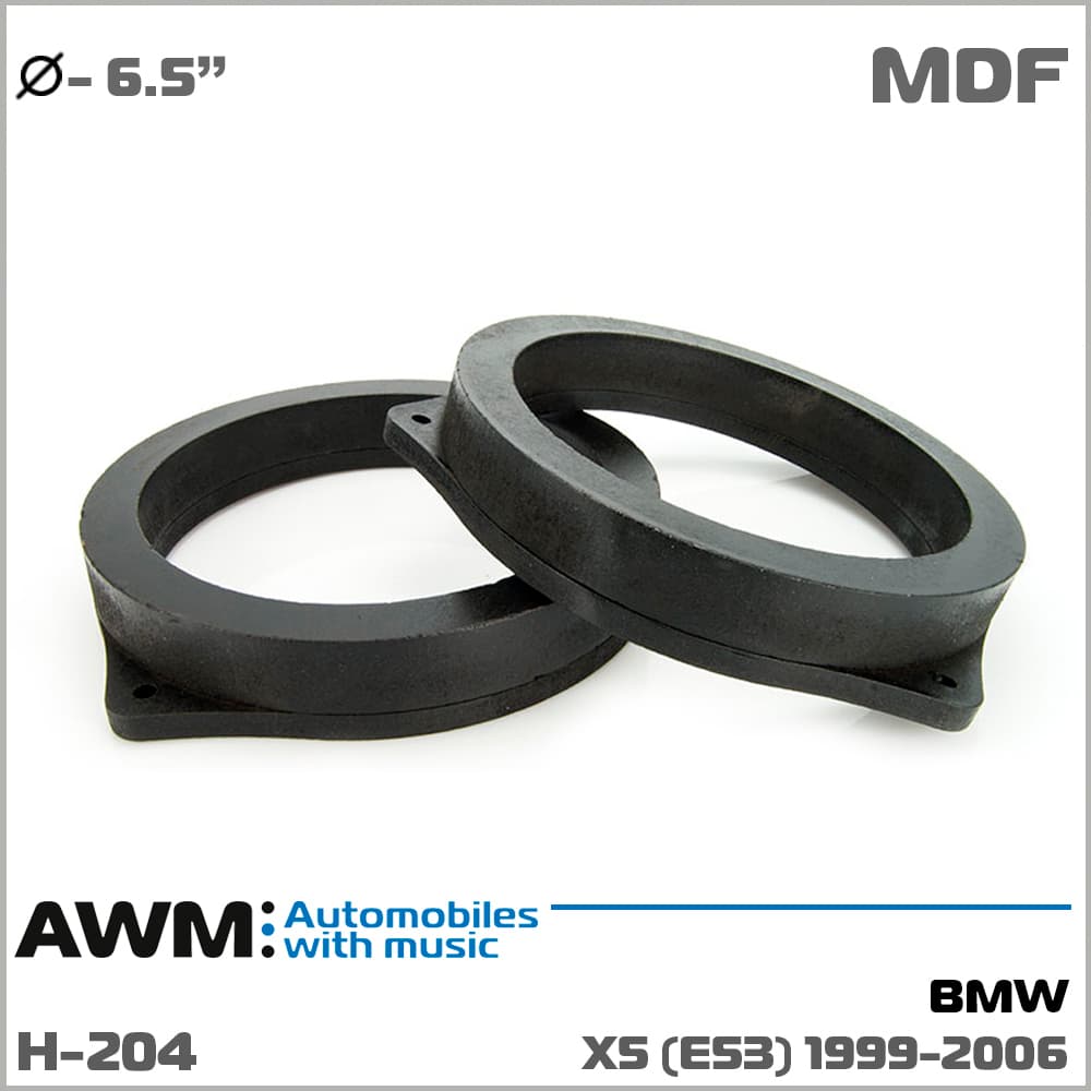 Проставки під динаміки 165 мм / 6.5" AWM H-204 BMW X5 (E53) — фото 6 з 6
