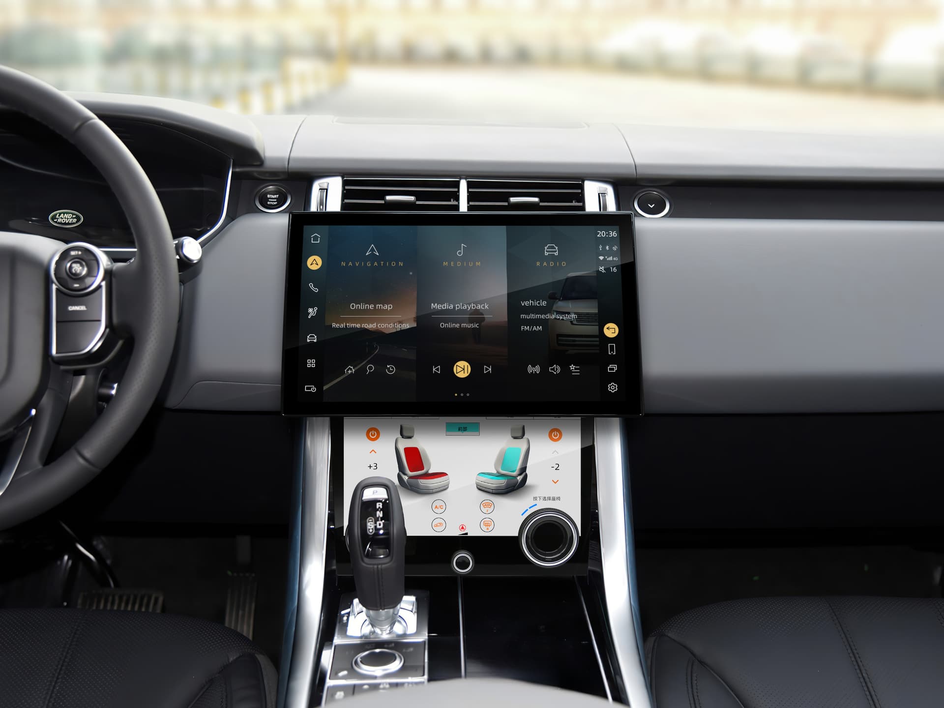 Штатна магнітола Torssen Land Rover Range Rover Vogue/Sport/Evoque Bosch SK1338+360 — фото 1 з 6