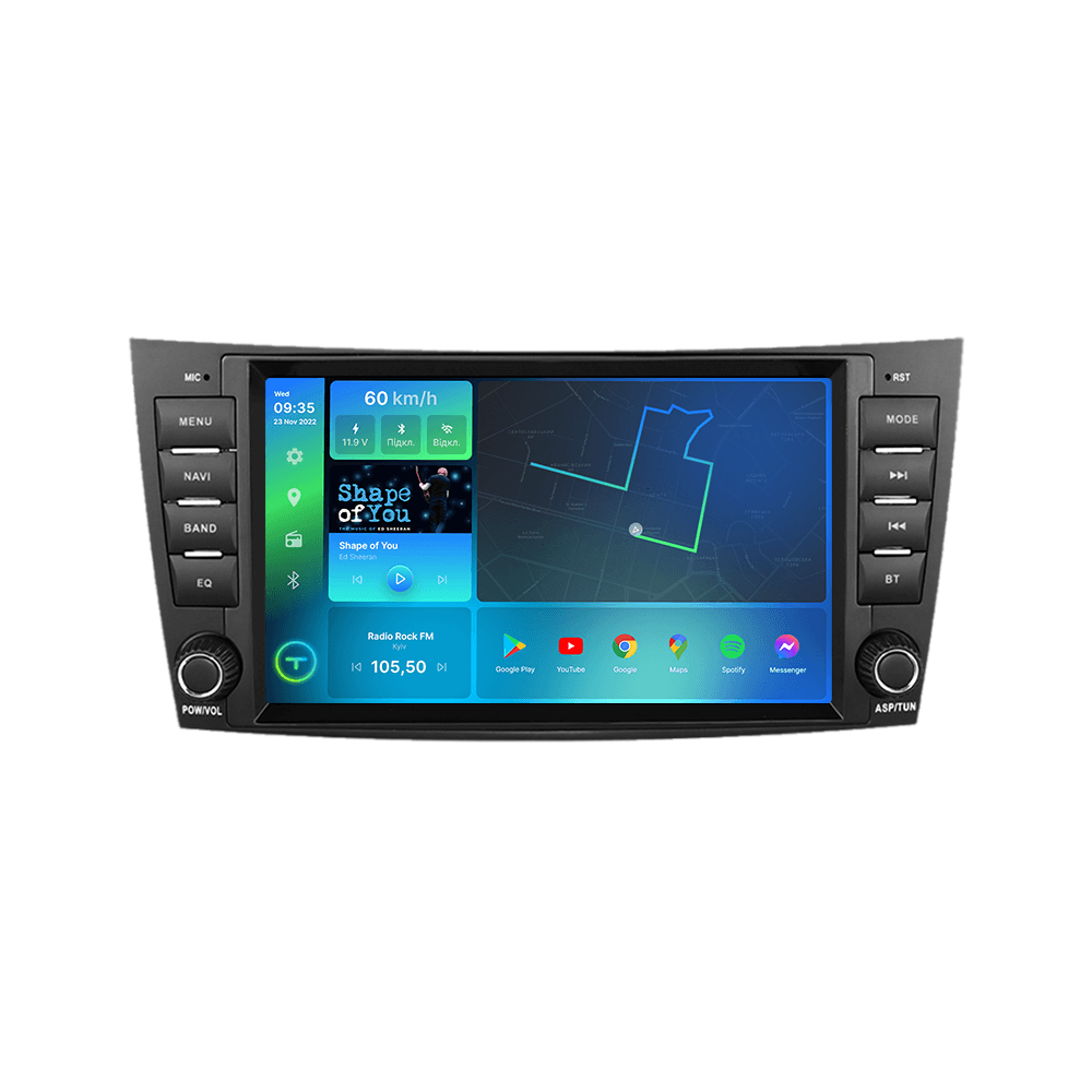 Штатна магнітола Torssen Mercedes E-class W211 F7 4/64Gb 4G Carplay DSP 7'' — фото товару Autocast