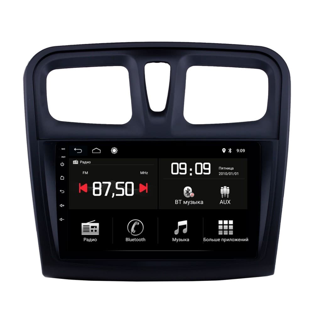Штатна магнітола Torssen Renault Sandero/Logan 14-19 FL9 4+64Gb 4G Carplay DSP — фото 2 з 2