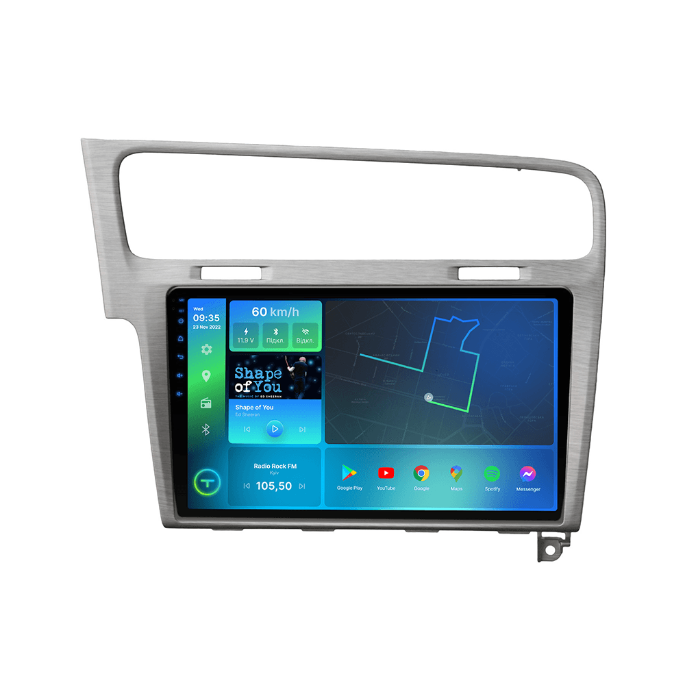 Штатна магнітола Torssen VW Golf 7 grey FL10 4+64Gb 4G Carplay DSP — фото 2 з 2