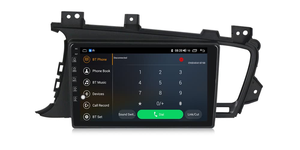 Штатна магнітола Torssen Kia Optima/K5 2011-2015 FL9 4+64Gb 4G Carplay DSP — фото 2 з 3