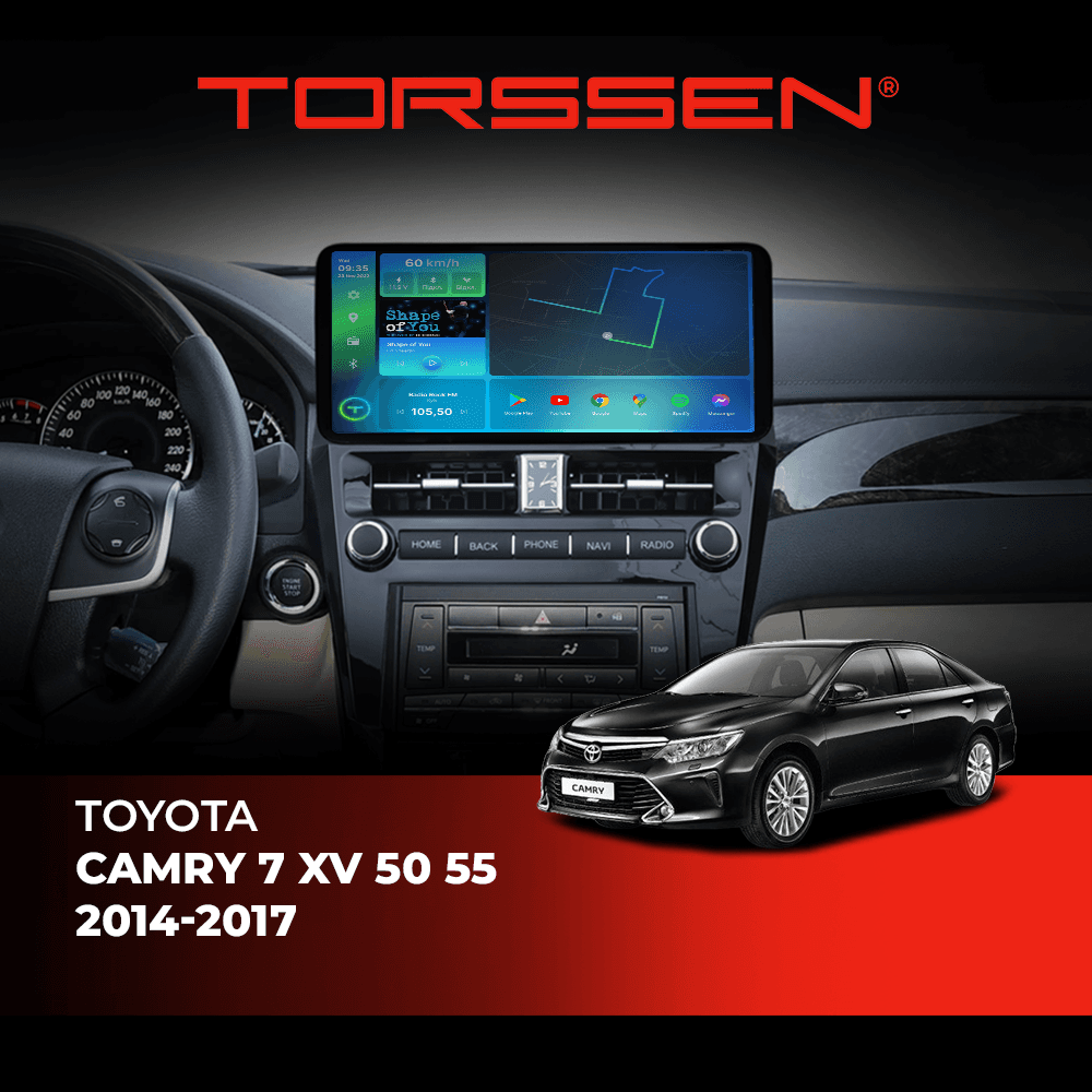 Штатна магнітола Torssen NRJ-B1-BE Toyota Camry 7 XV 50 55 2014-2017 4/64Gb 12.4'' — зображення 1 Штатна магнітола Torssen NRJ-B1-BE Toyota Camry 7 XV 50 55 2014-2017 4/64Gb 12.4'' — фото 1 з 2